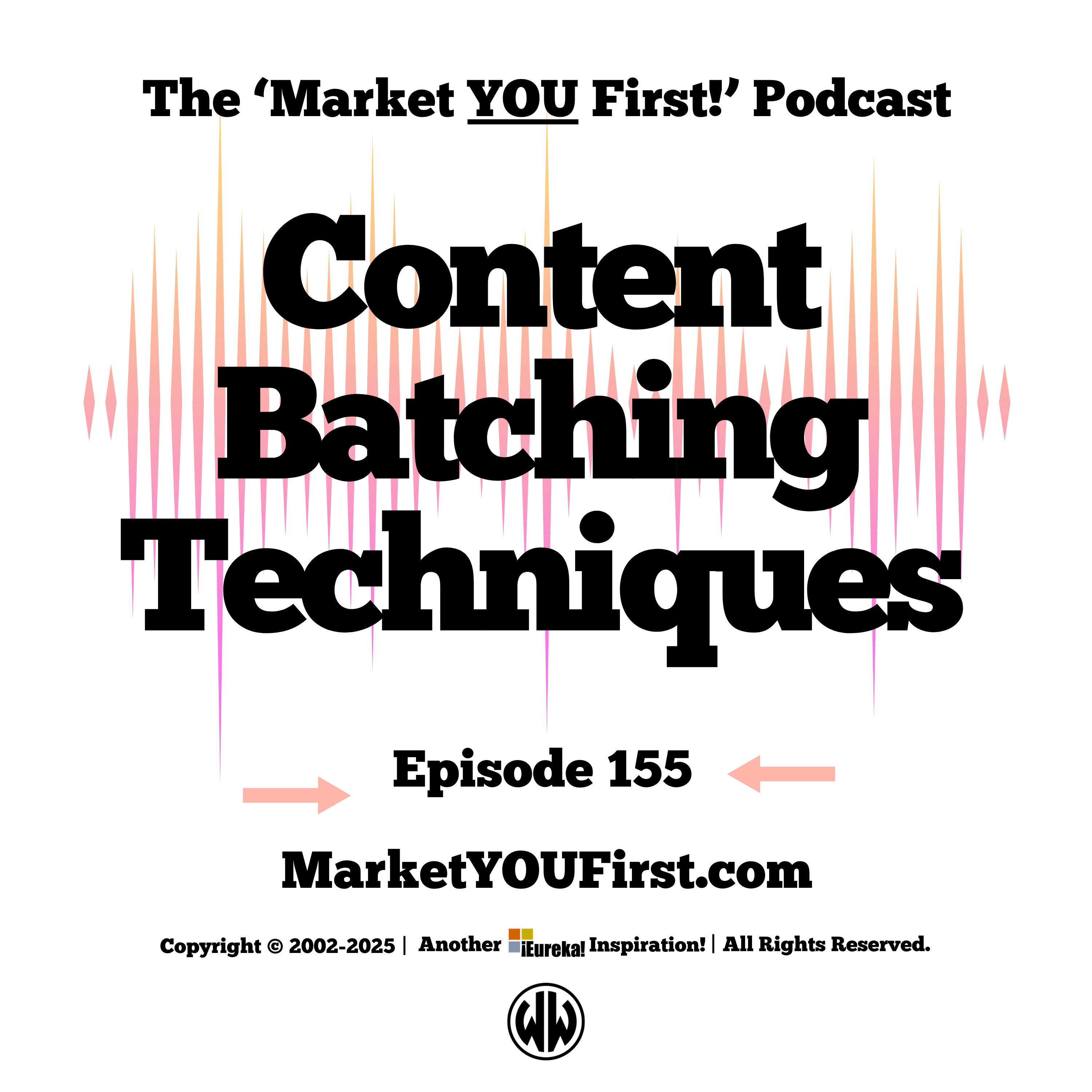 Marketing expert discusses content batching strategies for entrepreneurs, sharing practical methods to save 8 hours weekly through dedicated content days, content matrices, and the one-to-many repurposing approach for consistent brand visibility.