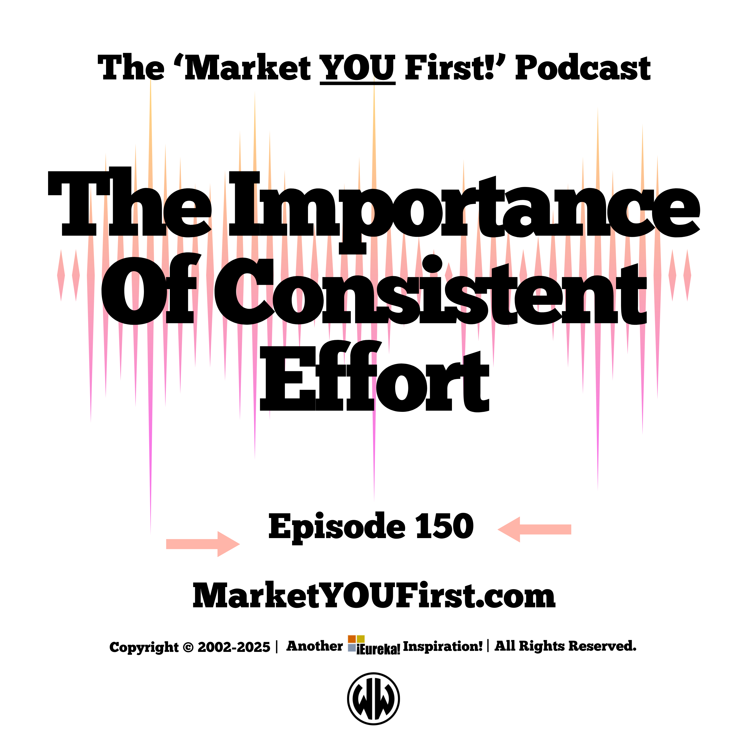 Podcast host Wes Wyatt discusses the power of consistency in building a personal brand in episode 150 of Market YOU First, sharing his journey from sporadic publishing to 100 consecutive episodes and providing actionable strategies for sustainable consistency.